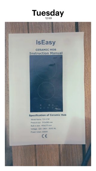 Placa Vitrocerámica IsEasy 2 Fuegos