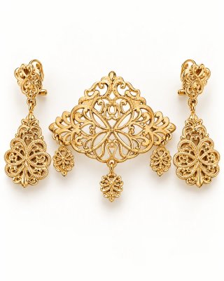 Aderezo de Pendientes y Broche