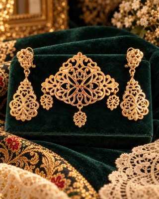 Aderezo de Pendientes y Broche