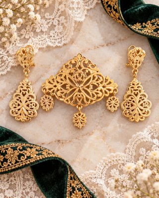 Aderezo de Pendientes y Broche