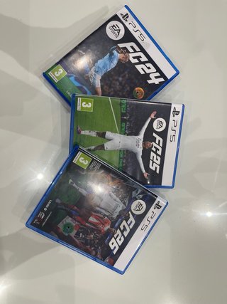 Videojuegos PS5 FC 24, FC 25 y FC 26