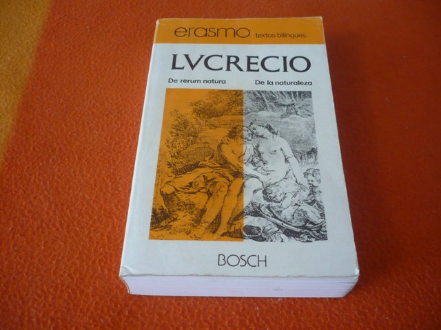 DE LA NATURALEZA ( LUCRECIO) BILINGUE LATIN ERASMO