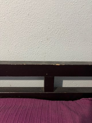 Litera Ikea Madera Negra y dos colchones