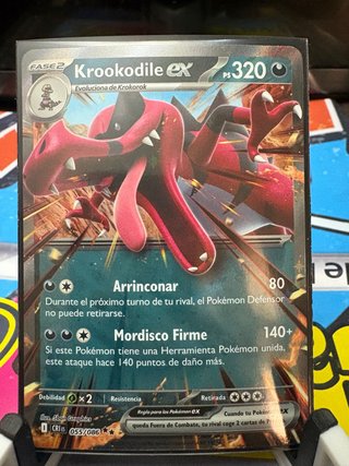 Carta Pokémon Krookodile ex 055/086