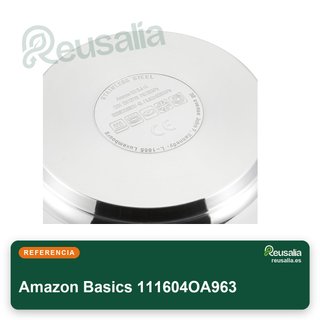 Amazon Basics olla presión acero 9 litros
