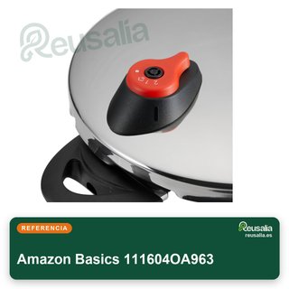 Amazon Basics olla presión acero 9 litros