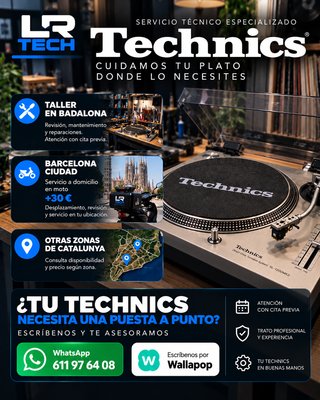 Mantenimiento Platos DJ Technics SL-1200 / SL-1210