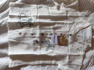 Camisa infantil Mayoral com bordado