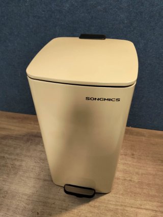 SONGMICS Cubo de Basura de Cocina 30 L Acero