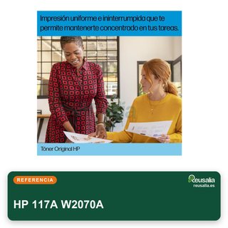 Cartuccia toner nero HP 117A W2070A
