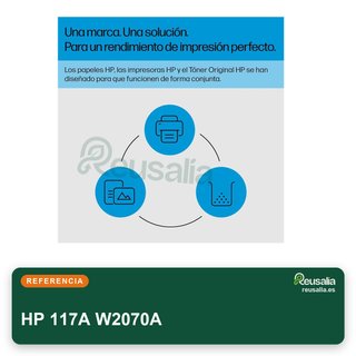 Cartuccia toner nero HP 117A W2070A