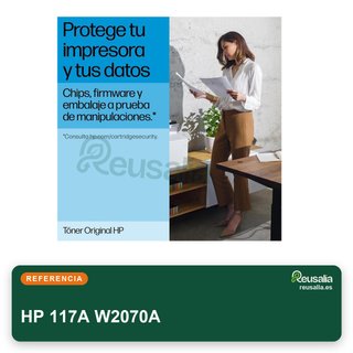 Cartuccia toner nero HP 117A W2070A