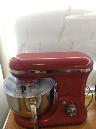 Amasadora Roja con Bol de Acero