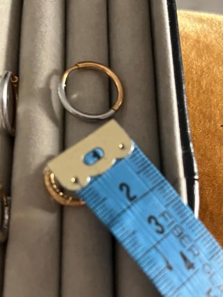Pack Pendientes Aro Reversible acero dorado y plat
