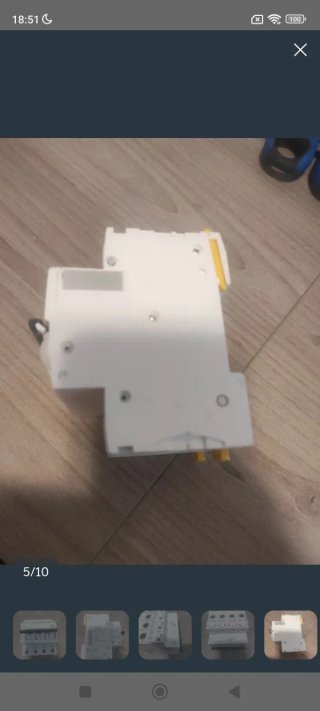 Magnetotérmico iC60N,4P,63A,curva C,ref. A9F79463.