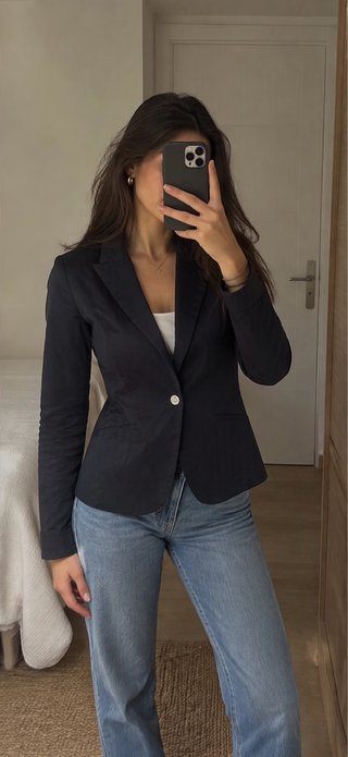 Armani Jeans americana azul marino