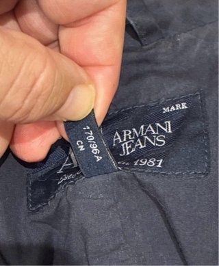 Armani Jeans americana azul marino