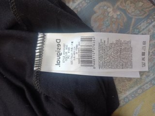 Vestido Desigual Midi Estampado Talla L