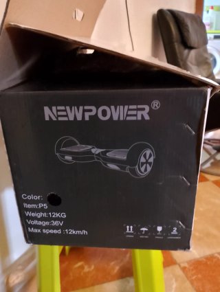 Hoverboard Negro con Luces LED