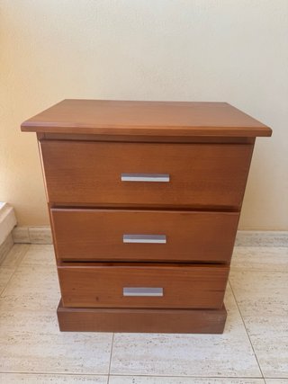 Mesitas de noche de madera roble