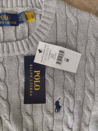 Maglioncino Polo Ralph Lauren Grigio Taglia M