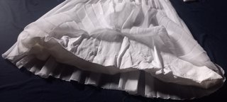 Vestido blanco largo, primera Comunión