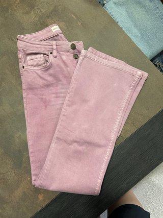 Pantalón campana morado