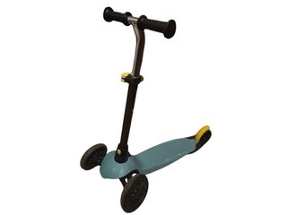 Patinete Infantil 3 Ruedas y Casco Azul