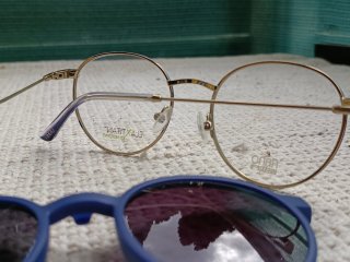 Gafas Nano para graduar  azul/dorado