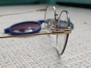 Gafas Nano para graduar  azul/dorado