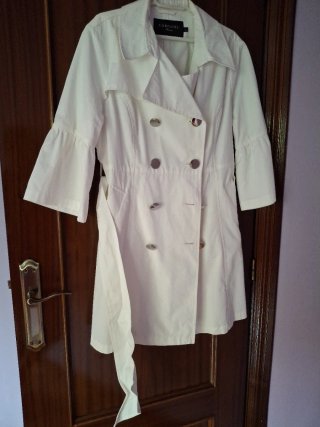 Gabardina CORTSFIEL Blanca Talla L