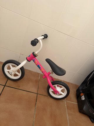 Bicicleta Infantil sin Pedales Rosa