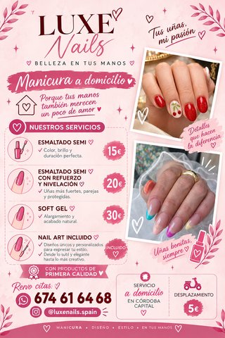 Manicura a domicilio