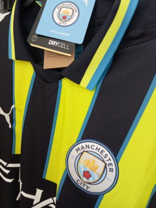 Camiseta Manchester City Puma Azul y Amarillo