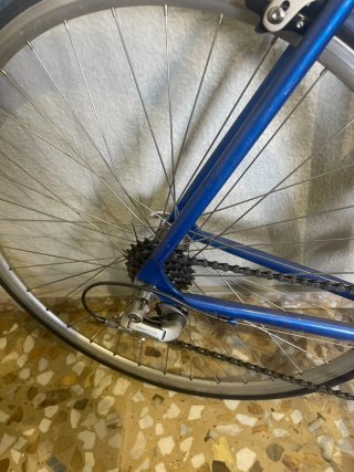 Bicicleta de carreras Pinarello antigua