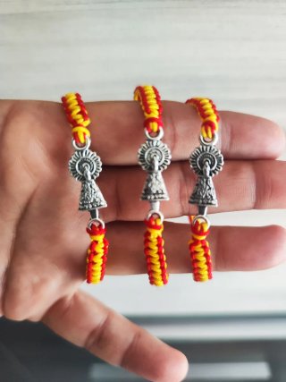 Lote 3 pulseras Virgen del Pilar