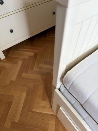 Diván Ikea Blanco con Colchones
