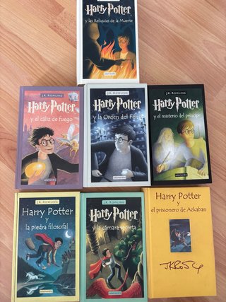 Saga harry potter 4 primeras ediciones