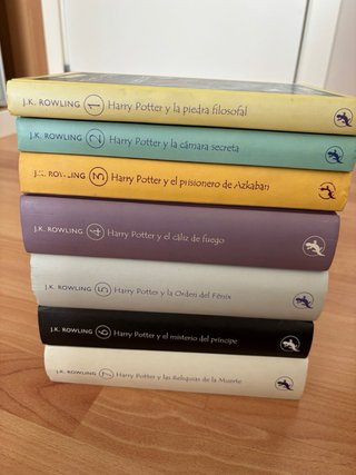 Saga harry potter 4 primeras ediciones