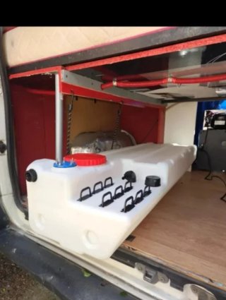 Depósito de agua para camper, autocaravana o barco