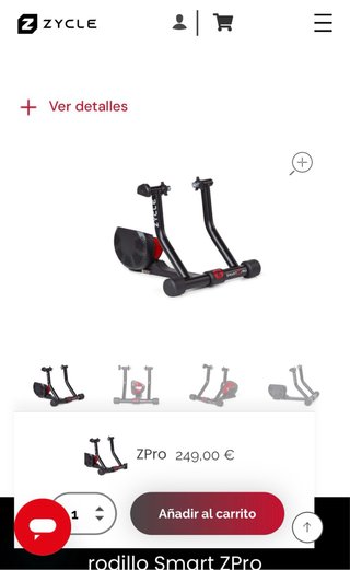 Rodillo Inteligente Zycle Smart Z Pro