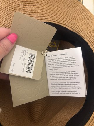 Sombrero Loewe Talla Única Marrón Multicolor