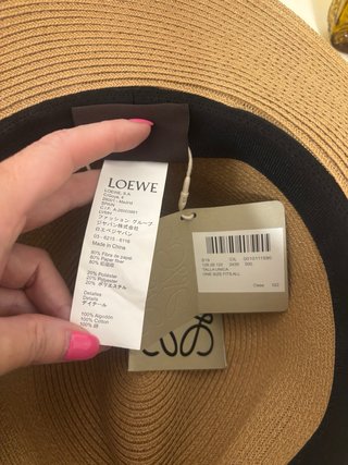 Sombrero Loewe Talla Única Marrón Multicolor