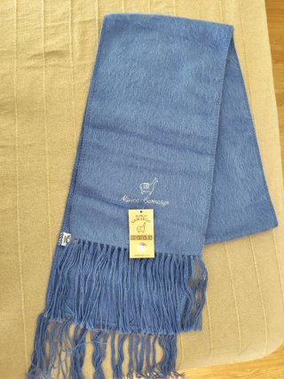 Bufanda de Alpaca Camargo Azul