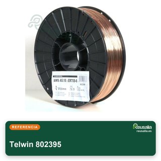 Telwin 802395 bobina hilo soldar acero