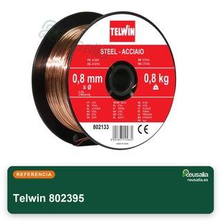 Telwin 802395 bobina hilo soldar acero