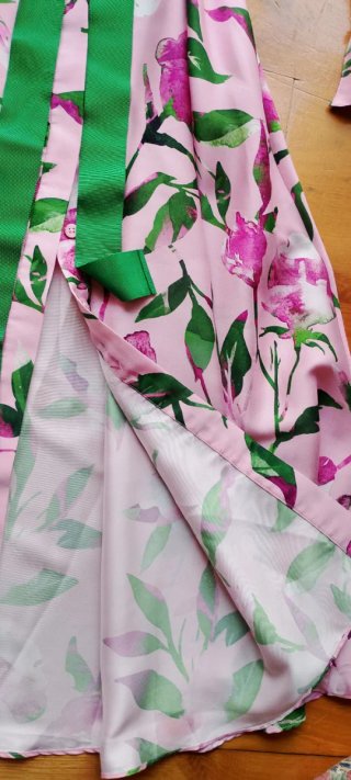 Vestido floral Carolina Herrera