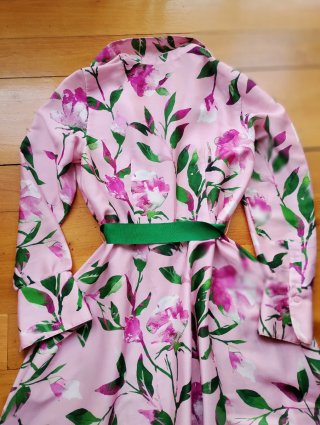 Vestido floral Carolina Herrera