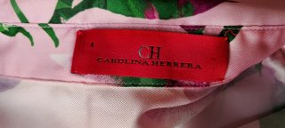 Vestido floral Carolina Herrera