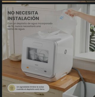 Lavavajillas compacto Comfee CDWMTO201D Blanco